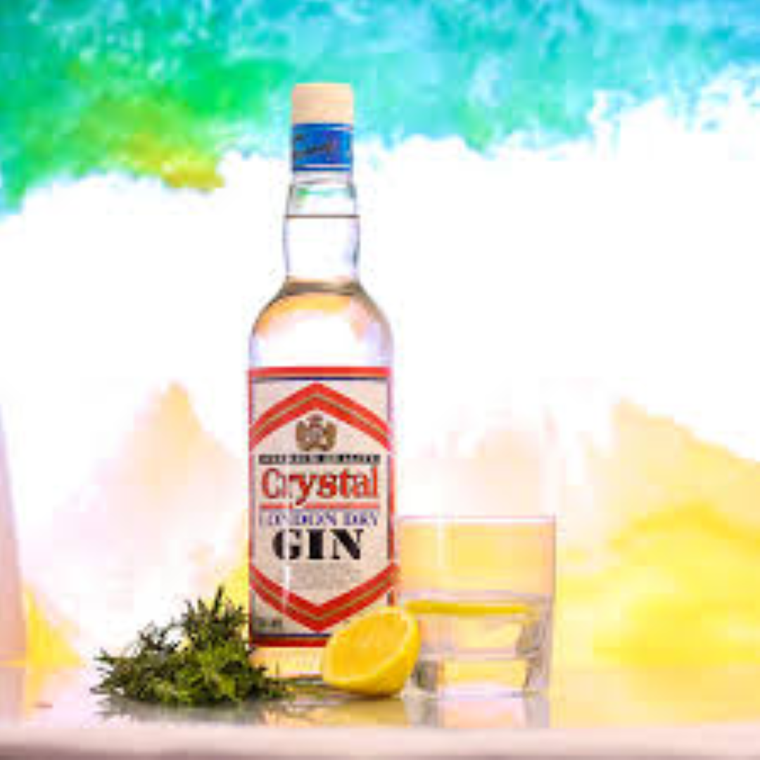 CRYSTAL LONDON DRY GIN 750ML